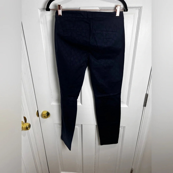 Navy blue textured Kelly ankle pants size 0 in excellent like new condit… - Picture 2 of 3